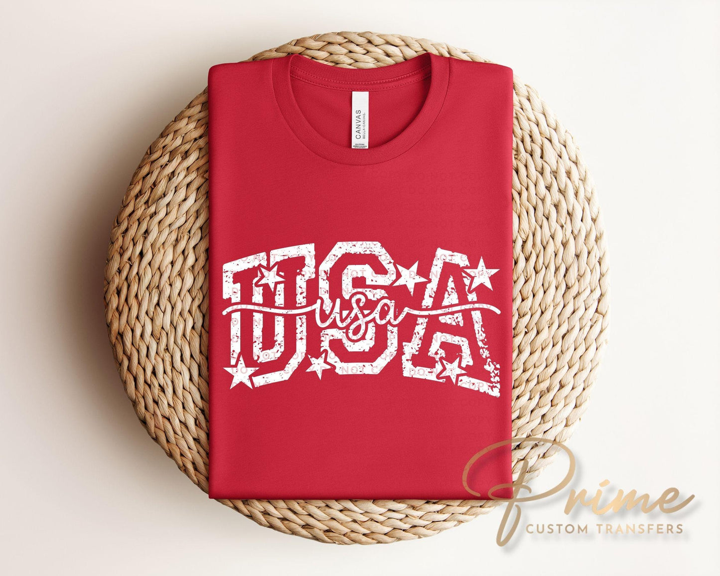 Coquette USA DTF Transfer, Ready to Press, 4th of July Tshirt Design