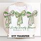 Not Lucky Simply Blessed DTF Transfer, St. Patrick's Day Tshirt Direct to Film Design