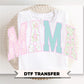 Faux Lace Mama DTF Transfer, Preppy Tshirt Design, Mother's Day Gift