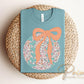 Coquette Floral Baseball DTF Transfer, Ready to Press, Sport Mama Tshirt Design