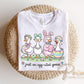 Just An Egg-cited Goose DTF Transfer, Ready to Press Easter T-shirt Design