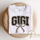 Coquette Gigi Leopard Print DTF Transfer, Tshirt Design for Grandma