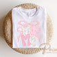 Preppy Floral Mama DTF Transfer, Pink Coquette Shirt Design