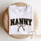 Coquette Nanny Leopard Print DTF Transfer, Tshirt Design for Grandma