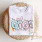 This Gigi Loves Her Peeps DTF Transfer | Grandma Easter Tshirt Design