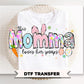 This Momma Loves Her Peeps DTF Transfer | Mom Easter Tshirt Design