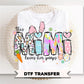 This Mimi Loves Her Peeps DTF Transfer | Grandma Easter Tshirt Design