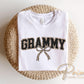 Coquette Grammy Leopard Print DTF Transfer, Tshirt Design for Grandma
