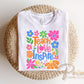 Teach Love Inspire DTF Transfer, Floral Teacher Tshirt Design