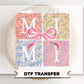 Coquette Floral Mimi DTF Transfer | Mother's Day Tshirt Design, Gift for Grandma