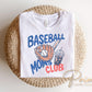Baseball Moms Club DTF Transfer | Game Day Tshirt Design