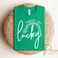 Happy Go Lucky DTF Transfer | Preppy St Patrick's Day Tshirt Design