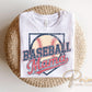 Retro Baseball Mama DTF Transfer, Ready to Press, Sports Mom Tshirt Design