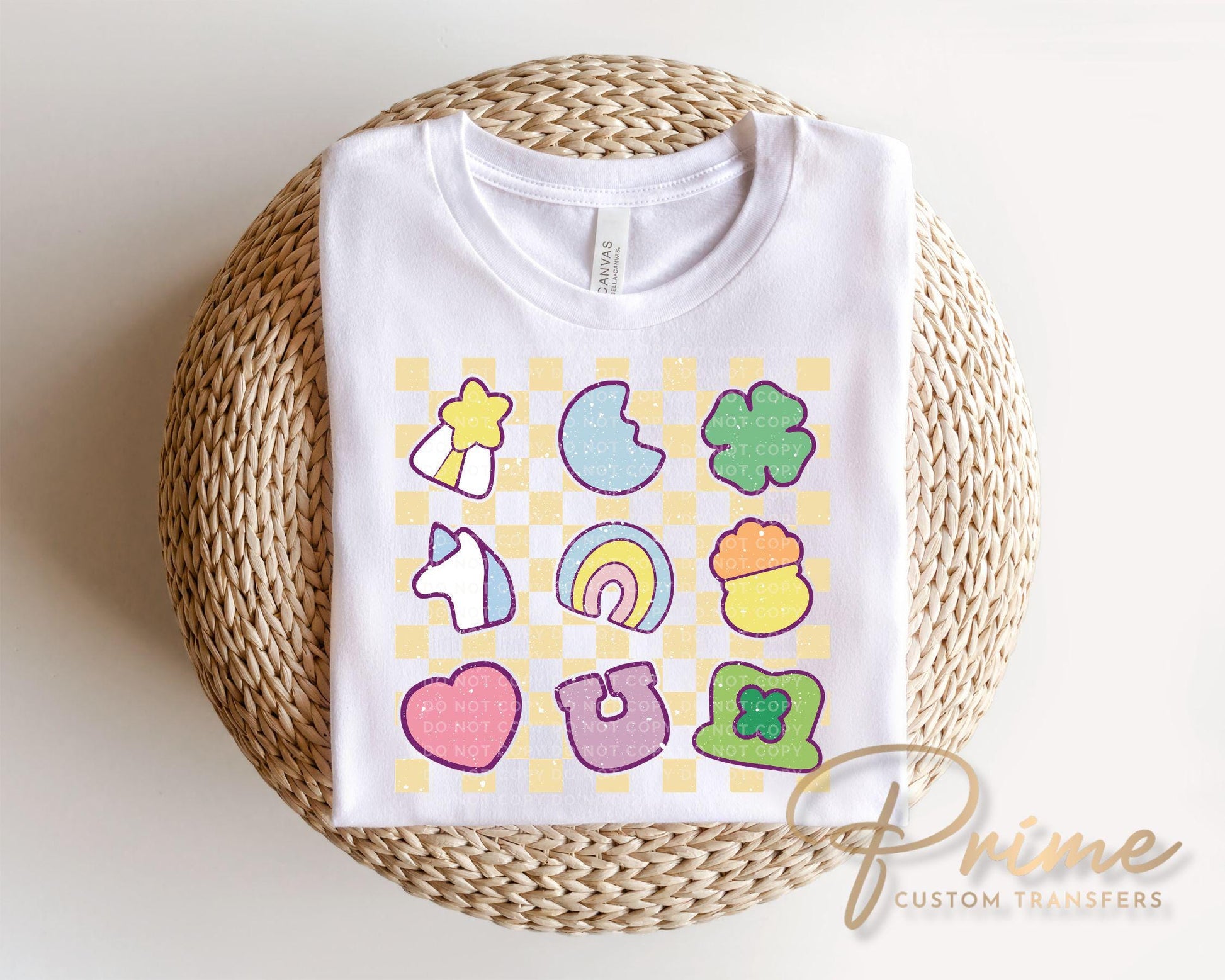 Lucky Charm DTF Transfer, St Patrick's Day Tshirt Design