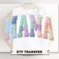 Floral Patchwork Mama DTF Transfer, Ready to Press Tshirt Design, Mother's Day Gift