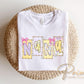 Coquette Floral Nana DTF Transfer, Ready to Press T-shirt Design, Gift for Mother's Day