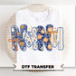 Coquette Halloween Nana DTF Transfer, Ready to Press, Tshirt Design for Grandma