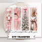 Pink Nutcracker Ballet DTF Transfer, Ready to Press, Christmas Tshirt Design