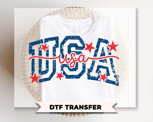 Coquette USA DTF Transfer, Ready to Press, 4th of July Tshirt Design