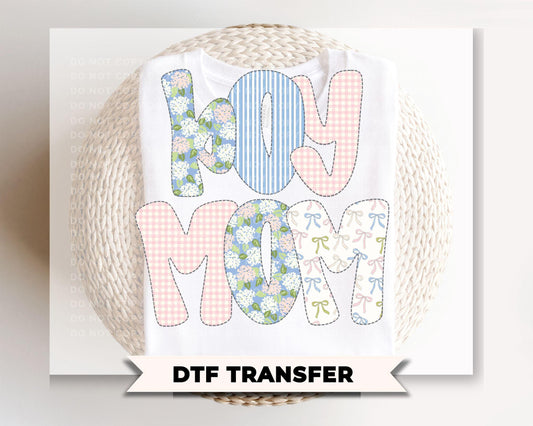 Boy Mom DTF Transfer, Ready to Press, Mother's Day Tshirt Design