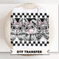 Coquette Easter Bunnies DTF Transfer, Ready to Press, Preppy Bunny Tshirt Design