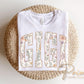 Floral Gigi DTF Transfer, Gift for Grandparents day, Wildflower Tshirt Design for Grandma