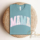 Faux Lace Mama DTF Transfer, Preppy Tshirt Design, Mother's Day Gift