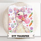 Coquette Easter Goose DTF Transfer, Ready to Press, Tshirt Design