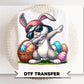 Easter Bunny DTF Transfer, Ready to Press, Kids Easter Tshirt Design