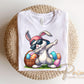 Easter Bunny DTF Transfer, Ready to Press, Kids Easter Tshirt Design