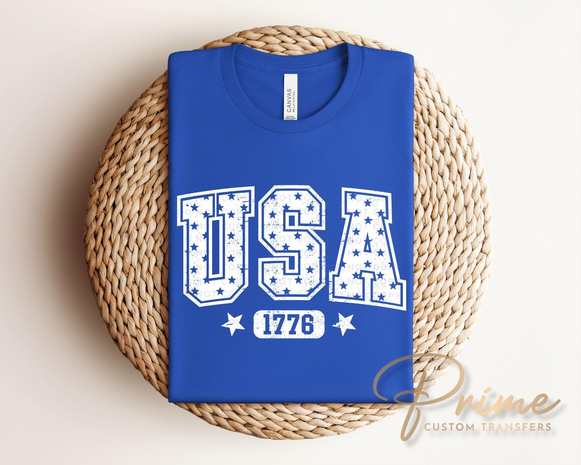 USA 1776 DTF Transfer, Ready to Press, 4th of July Tshirt Design