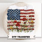 Floral American Flag DTF Transfer, Ready to Press, 4th of July Tshirt Design