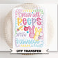 Treat all Peeps with Kindness DTF Transfer, Ready to Press, Easter Tshirt Design