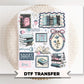Book Lover Collage DTF Transfer, Ready to Press, Cottagecore Teacher Tshirt Design
