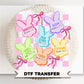 Eater Bunny DTF Transfer, Ready to Press, Christian T-shirt Design