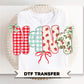 Coquette Strawberry Gigi DTF Transfer, Spring T-shirt Transfer, Mother's Day Gift for Grandma