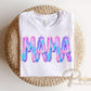 Brushstroke Mama DTF Transfer, Ready to Press, Mother's Day Tshirt Design
