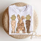 Leopard Easter Bunny DTF Transfer, Ready to Press, Trendy T-shirt Design