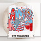 Coquette America DTF Transfer, Ready to Press, 4th of July Tshirt Design