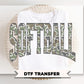 Camo Softball DTF Transfer, Ready to Press, Sport Mama Tshirt Design