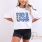 Distressed Stars USA DTF Transfer, Ready to Press, 4th of July Tshirt Design