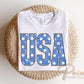 Distressed Stars USA DTF Transfer, Ready to Press, 4th of July Tshirt Design