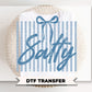 Coquette Salty DTF Transfer, Ready to Press, Sarcastic Beach T-shirt Design