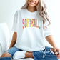 Striped Leopard Softball DTF Transfer, Ready to Press, Game Day T-shirt Design