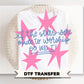 If The Stars Were Made To Worship DTF Transfer, So Will I Christian Tshirt Design