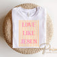 Love Like Jesus DTF Transfer, Ready to Press, Striped Christian Tshirt Design