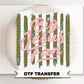 Big Jesus Fan DTF Transfer, Ready to Press, Striped Christian Tshirt Design