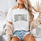 Camo Softball DTF Transfer, Ready to Press, Sport Mama Tshirt Design