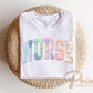 Patchwork Quilted Nurse DTF Transfer, Grandma Core, Cottagecore Tshirt Design