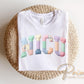 Patchwork Quilted NICU Nurse DTF Transfer, Gift for Nurse Tshirt Design